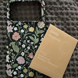 Pela Black Floral Phone Case for Women